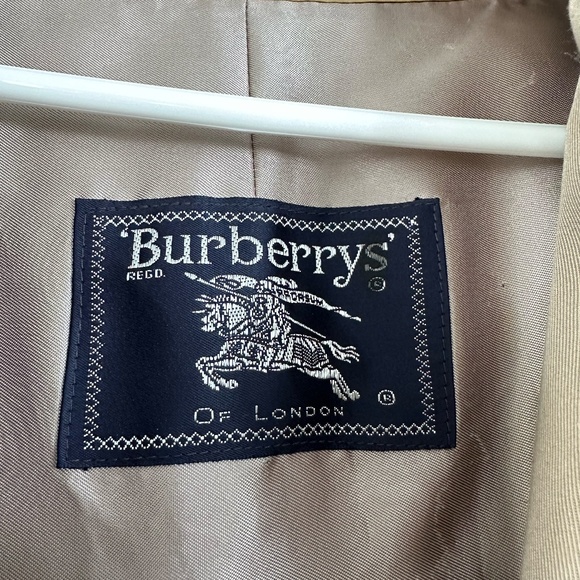 Original Burberry wool lined trench coat 44R - Picture 4 of 10